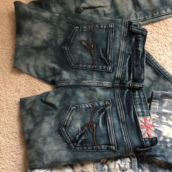 Machine Ripped Acid-wash Bootcut Jean bundle - Picture 4 of 6